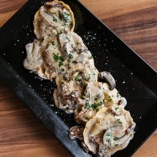 Mushroom ravioli